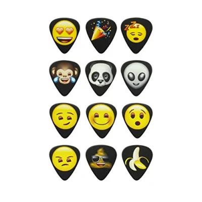 Image of Perri&#039;s Leathers LP12 EMO6 emoji Guitar Picks, Iconic
