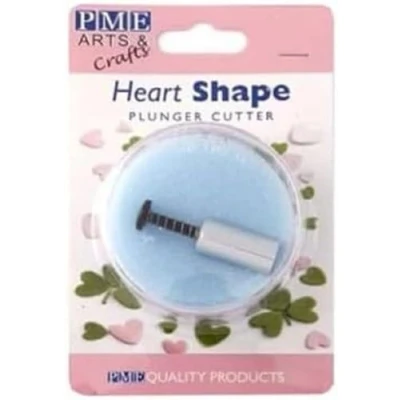 Image of PME MH148 Heart Shape Aluminium Plunger Cutter, Medium Size, 10 mm, White