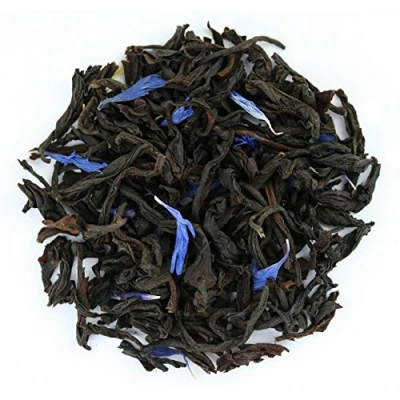 Image of Organic Earl Grey Premium Loose Leaf Black Tea Chiswick Co 100g Tin