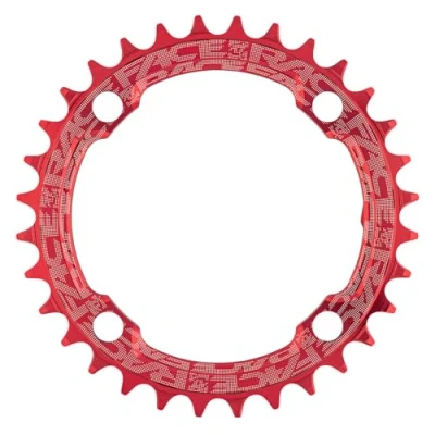 Image of Race Face Unisex Chainring Single Narrow Wide RNW104X36RED, Red, 104 x 36T UK
