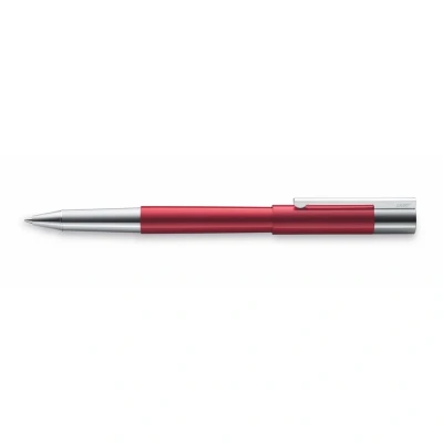 Image of LAMY scala pianored puristic rollerball Pen in robust all metal body &amp; glossy lacquer finish polished grip line width M including 63 refill black