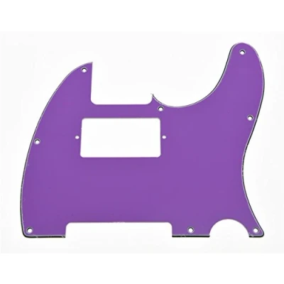 Image of KAISH 8 Hole Tele Style Humbucker Pickguard Guitar Pick Guard for Telecaster/Tele Purple 3 Ply