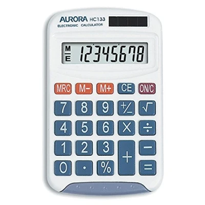 Image of Aurora HC133 Handheld Calculator (Ideal for Primary School Use)