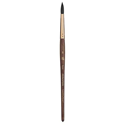 Image of Princeton Artist Brush Neptune, Brushes for Watercolor Series 4750, Round Synthetic Squirrel, Size 8