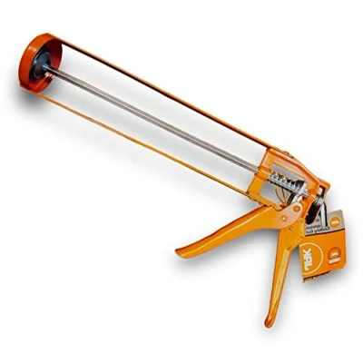 Image of 9&quot; Skeleton CAULKING Gun Tube All Purpose Silicone SEALANT Adhesive Hand Tool