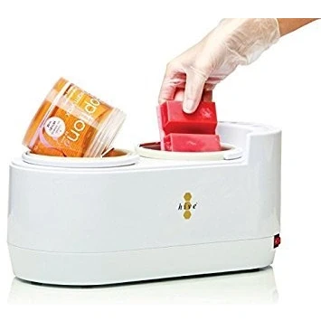 Image of Hive Depilatory Dual Digital Wax Heater 1 Litre / 0.5 Pot Warmer Hair Removal Paraffin Beauty Salon Equipment CODE: HOB8100