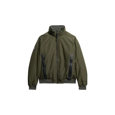 Image of Superdry Harrington Light jacket, Men&#039;s, Size: XL, Army khaki
