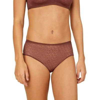 Image of Triumph Signature Sheer Briefs, Women&#039;s, Size: 14, Decadent chocolate