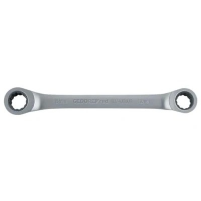 Image of Gedore Dbl.ring ratchet span.strght size8x10mm