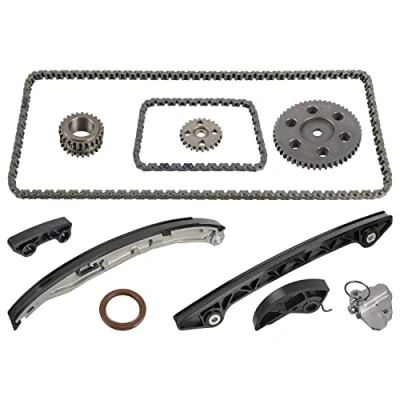 Image of L30512201, L30512201S4, LF0212500, LF0212500S4 Timing chain Kit FEBI BILSTEIN 170593 Silent Chain, Closed MAZDA: 3 Hatchback