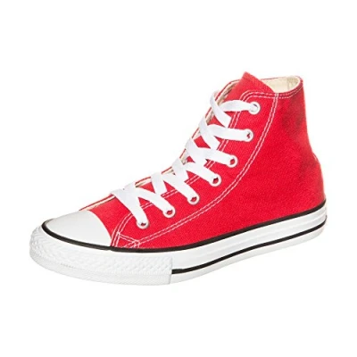 Image of Converse Chuck Taylor All Star Hi Trainers, Red, 2 UK