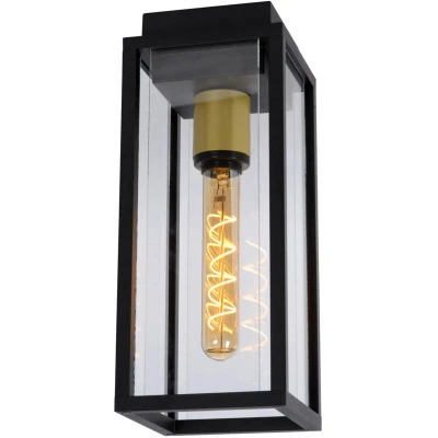 Image of Laurens Classic Flush ceiling light Outdoor 1xE27 IP54 Black