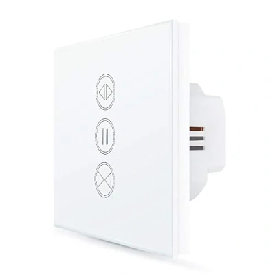 Image of LoraTap Connected Roller Shutter Switch, Blind WiFi Curtain Compatible with Alexa Google Home for Voice Control, Smart Timer Wall Motor