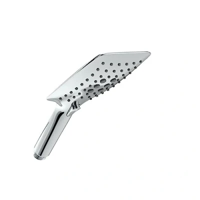 Image of Bristan HAND21 C Large Square 3 Function Push Button Handset, Chrome
