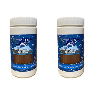 Image of SUDS ONLINE 2KG Stabalised Chlorine Granules Swimming Pool Chemicals &amp; Spa