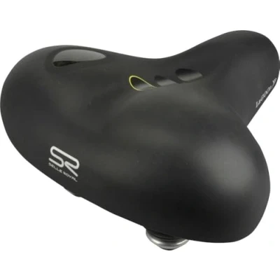 Image of Selle Royal Adult Elastomer Gel Touring Saddle, Black, One Size