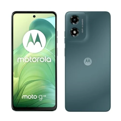 Image of Motorola moto g04 Smartphone (6,6“ 90Hz Display, 16 MP Camera, 4/64 GB, 5000 mAh Battery, Android 14) Sea Green