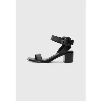 Image of BOSS CHARLIZE_SAN50_VCBK Sandals, Women&#039;s, Size: 5, Black Leather