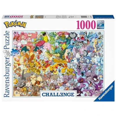 Image of Ravensburger Pokémon 1000 Piece Challenge Jigsaw Puzzle for Adults and Kids Age 12 Years Up