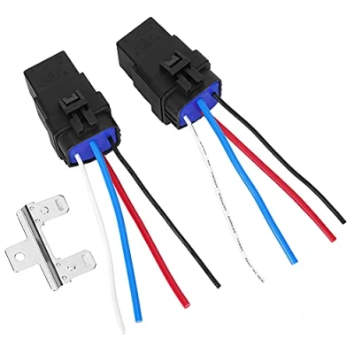 Image of Waterproof Integrated 12v 40A 4pin Auto Relay with Wire Car Socket
