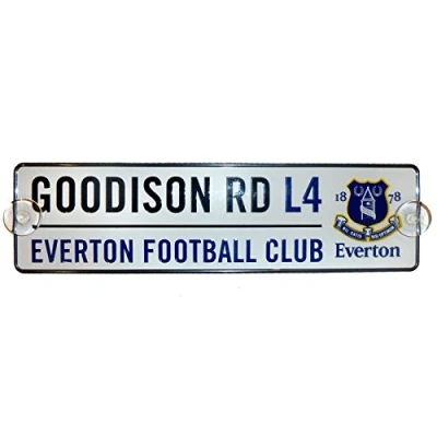 Image of Official Everton F.C. 3D Hanging (Window) Sign GODDISON RD