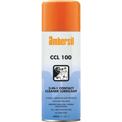 Image of Ambersil 3 in 1 Contact Cleaner Lubricant, 400ml