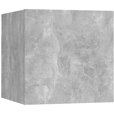 Image of vidaXL Bedside Cabinet Concrete Grey 30.5x30x30 cm Engineered Wood
