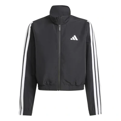 Image of adidas Girl&#039;s ESSENTIALS CLIMACOOL JACKET, black/white, 13 14 Years