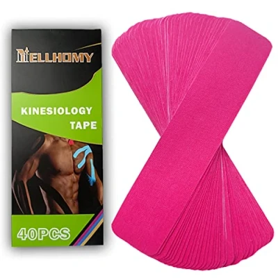 Image of Kinesiology Tape,Breathable Athletic Tape Hypoallergenic and Waterproof K Tape, Original Cotton Elastic Sport for Muscle Pain Relief Joint Support(Pink)