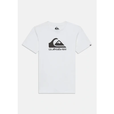 Image of Quiksilver Short Sleeved T Shirt EV COMP Logo SS Kids Boy&#039;s White 8