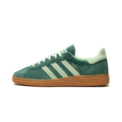 Image of adidas Originals Handball Spezial Unisex Trainers, Size: 7, Collegiate green/semi green spark Suede