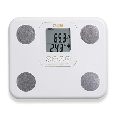 Image of TANITA BC 730 Lightweight Compact Innerscan Body Composition Monitor Easy to Read Display 9 Measurements White