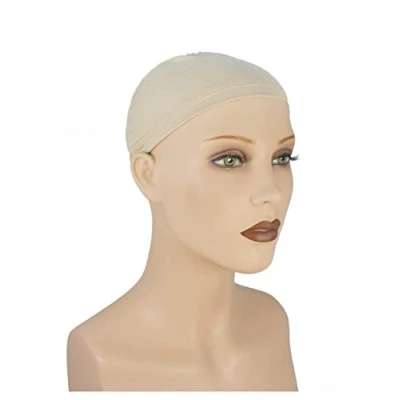 Image of LUTTMANN® Wigs Bamboo Wig cap head protection under in colour beige wearable human hair wigs, synthetic headscarves, caps, turbans or riding helmets