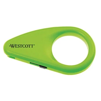 Image of Westcott Mini Ceramic Safety Blade Box Opener Green