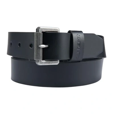 Image of Carhartt Men&#039;s Casual Rugged for Men, Available in Multiple Styles, Colors &amp; Sizes Belt, Bridle Leather Roller Buckle (Black), 44 UK