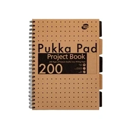 Image of Pukka Kraft A4 Project Book (4 Packs of 3)