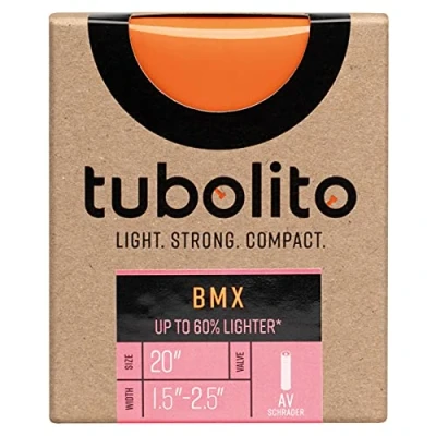 Image of Tubolito Tubo BMX 20&quot; 1.5 2.5&quot;, 42mm Presta Valve, Orange