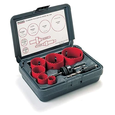 Image of RIDGID 81500 Model 1250 General Purpose Kit, with Hole Saws and Arbors