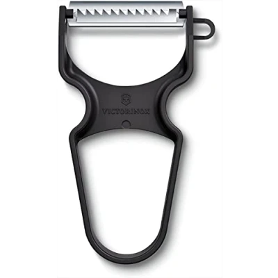 Image of Victorinox RAPID Peeler, Julienne, Extra Sharp, Robust Plastic Handle, Black