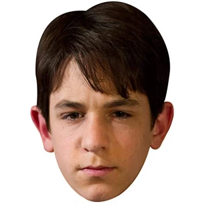 Image of FoxyPrinting Greg Heffley Tv Celebrity Cardboard Party Face Mask Fancy Dress