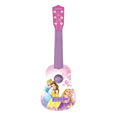 Image of Lexibook Disney Princess Rapunzel My first guitare, 6 nylon strings, 53 cm, guide included, pink / purple, K200DP