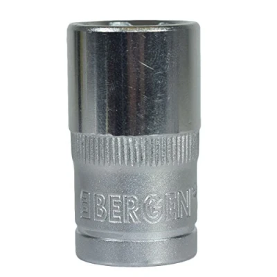 Image of 1/2&quot; Drive 15mm Metric Super Lock Shallow 6 Sided Single Hex Socket Bergen