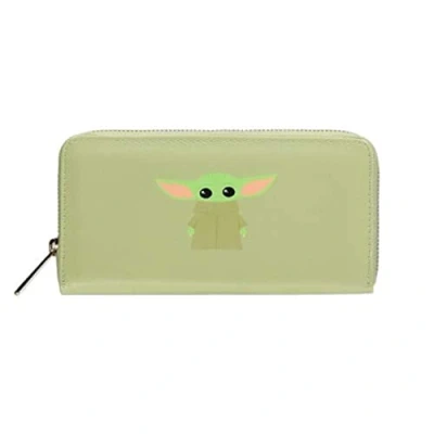 Image of The Mandalorian Baby Yoda Zip Around Wallet