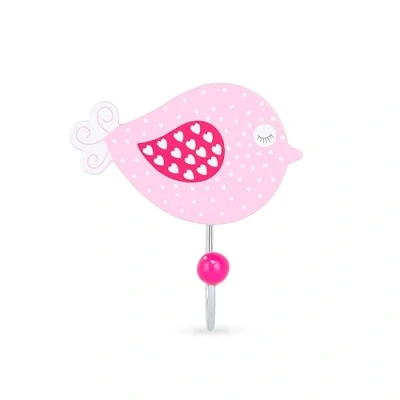 Image of Mousehouse Gifts Children&#039;s Funky Coat Hook Wall for Girls or Boys Nursery Bedroom (Bird)