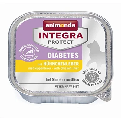 Image of animonda Integra Protect Diabetes with Chicken Liver for Cats 16 x 100 g
