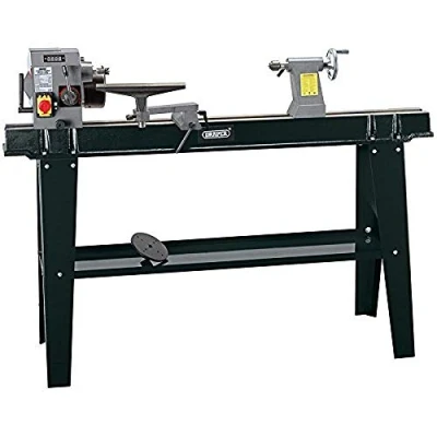 Image of Draper Variable Speed Wood Lathe with Digital Display, 750W