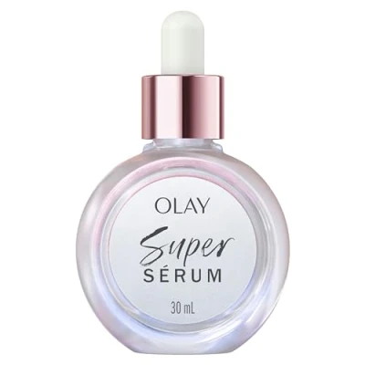 Image of Olay Super Serum, Vitamin C Serum for Face, with Niacinamide, Collagen Peptide, Skincare Anti Ageing &amp; Brightening, 30ml