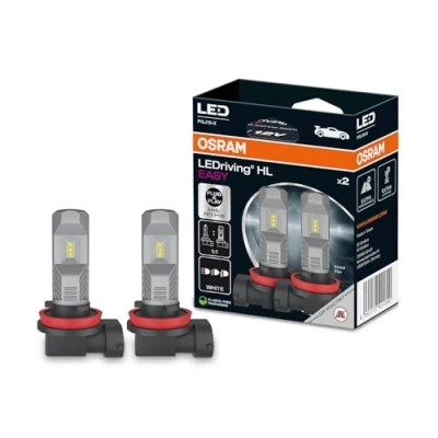 Image of OSRAM LEDriving HL EASY ≜ H8/H11/H16, LED high and low beam lamp, Cool White 6000K, no accessory needed, offroad use only ECE, 2 lamps