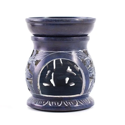 Image of Mystic Moments Blue Soapstone Oil Burner