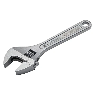 Image of Faithfull FAIAS100MC Adjustable Chrome Spanner 100mm (4in) 15mm Jaw Capacity